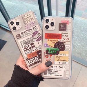Clear iPhone cases